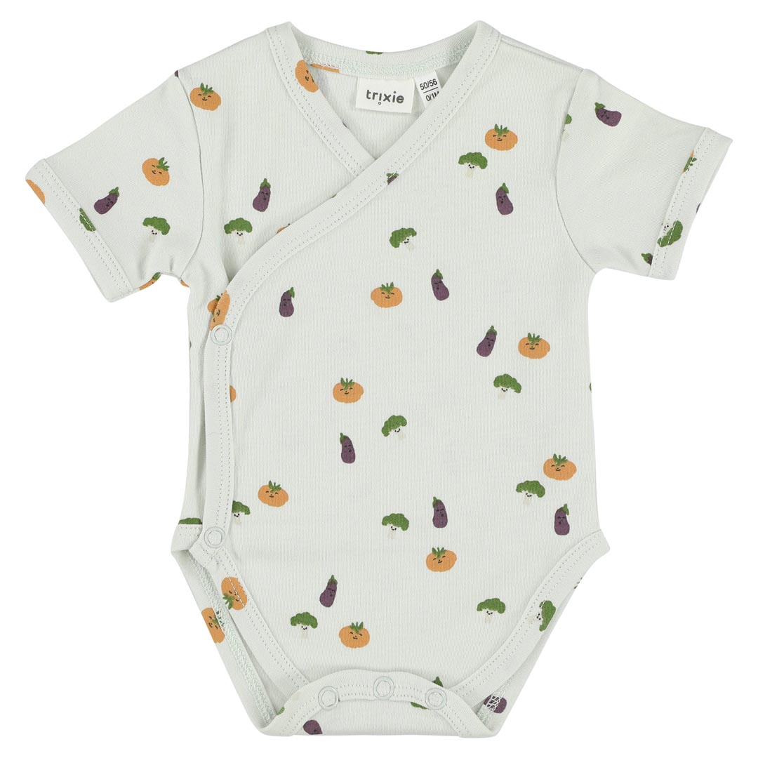Overslagbody kort | 50/56 - 0/1m - Friendly Vegetables